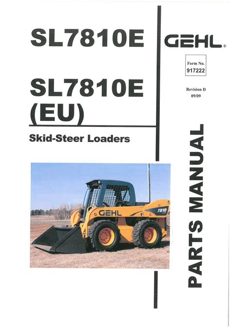 gehl skid steer 7810 parts manual|gehl 7810 repair manual pdf.